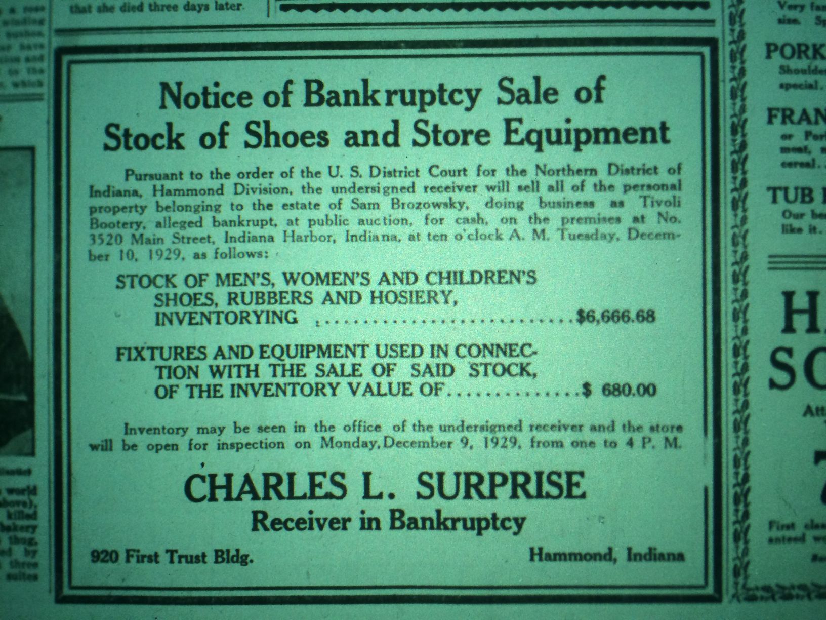 Christmas 1929